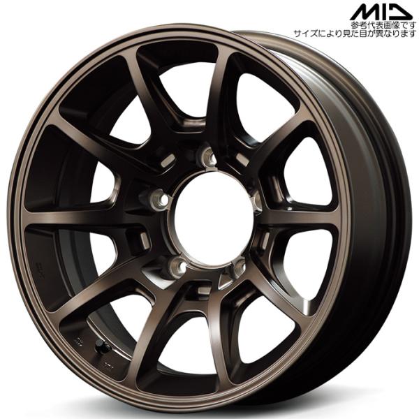 MID RACING R25 plus 4本 16×5.5J+20 5H 139.7 φ108.8 ...