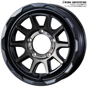 ジムニー　タイヤホイールセット　マッドヴァンズ　139.7 5h 6J −5 WEDS（ウェッズ） WEDS ADVENTURE MUD VANCE 06 ジムニーシエラ 6.0J