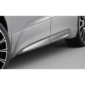 無限 サイドガーニッシュ(SP) オデッセイ RC1/RC2 H30/2〜 mugen スーパープラチナ・メタリック 塗装済み 75300-XML-K1S0-SP｜web-carshop