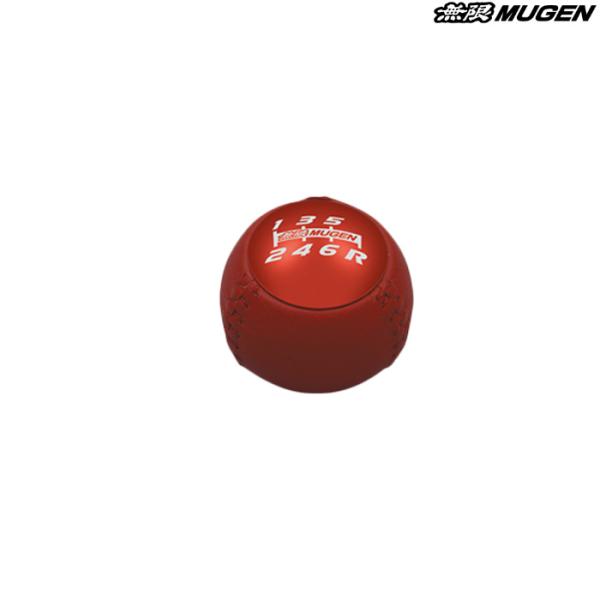 無限 シフトノブ レザー レッド シビック タイプR FK8 mugen 54102-XMEB-K0...