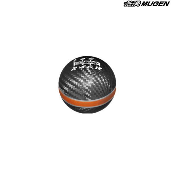 無限 シフトノブ カーボン オレンジ シビック タイプR FK8 mugen 54102-XLT-K...