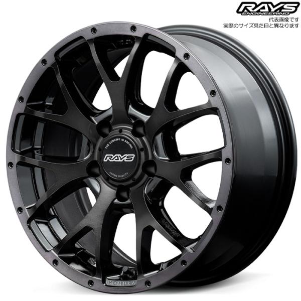 レイズ 2x7FA BLACK CLEAR EDITION (BFJ) 1本 16×7.0J+40 ...