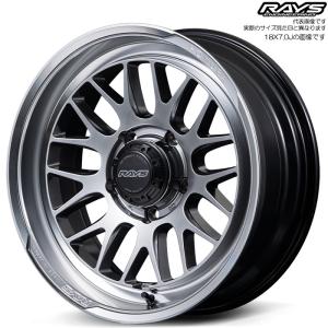 RAYS レイズ 2x9L-RA (QAJ) 4本 18×7.0J-2 5H 139.7 φ108.8 ジムニー