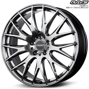 レイズ 2x9Plus (QNK) 4本 18&#215;7.5J+50 5H 114.3 φ73.1 RAYS HOMURA グレイスシルバー