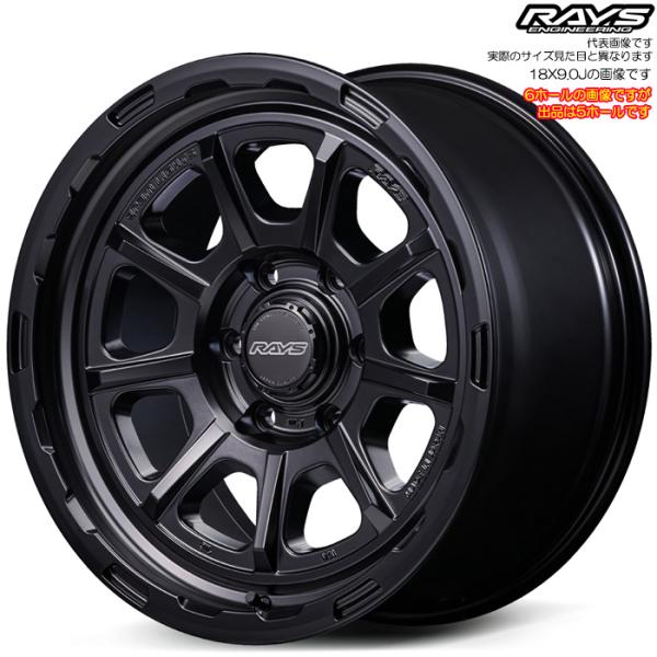 レイズ 57GR-X HD (SB) 1本 17×8.5J+0 5H 127 φ71.6 ラングラー...