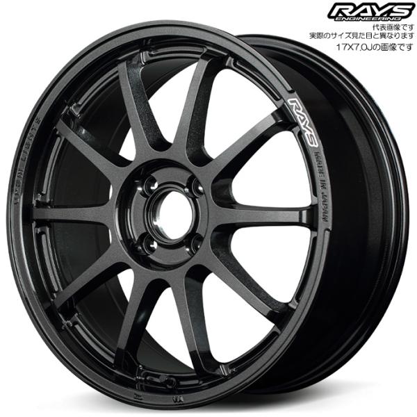 レイズ 57NR (JPJ) 1本 17×7.0J+47 4H 100 φ65 RAYS gram ...