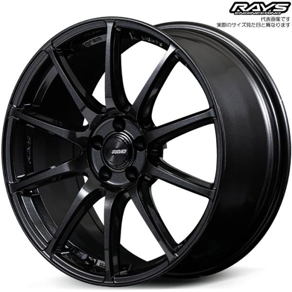 レイズ 57TR (6XZ) 4本 18×8.0J+38 5H 112 φ66.6 RAYS gra...