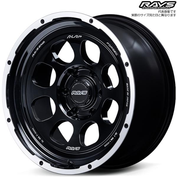 レイズ A-LAP-08X (BD) 1本 18×8.0J+0 6H 139.7 φ112 RAYS...