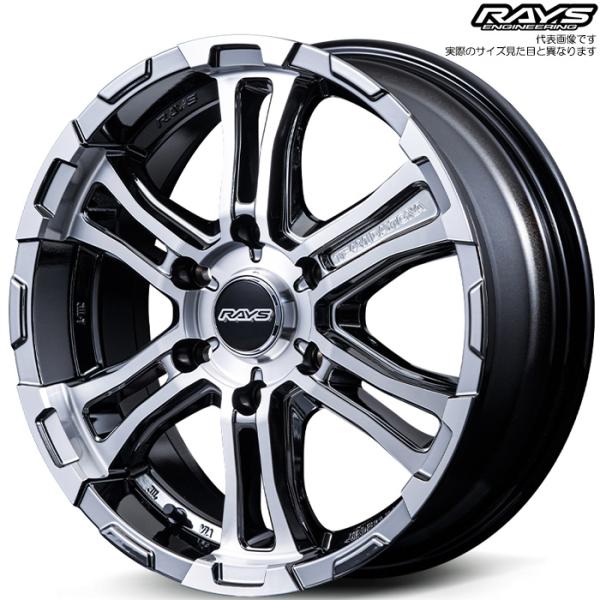 レイズ FDX-SG (SAJ) 1本 16×6.5J+38 6H 139.7 φ106.1 ハイエ...