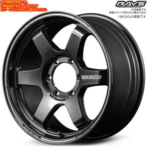 RAYS レイズ 選べるカラー TE37 ultra LARGE P.C.D. 4本 18×9.0J+50 6H