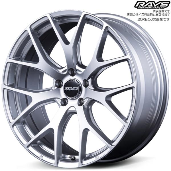 レイズ RS 2x7FT (SU) 20×8.5J+44 5H 120 φ60.1 アルファード ヴ...