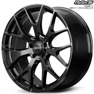 RAYS HOMURA 2X10BD 18インチ ブラックホイールセット RAYS RAYS HOMURA レイズ ホムラ 2X10BD 18インチ 7.5J 5H114.3 +45