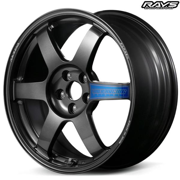 レイズ TE37 SAGA CLUB RACER (DB) 4本 17×7.5J+44 5H 100...