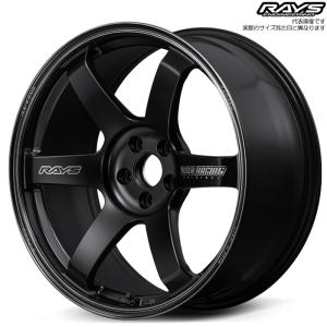 レイズ TE37 SAGA S-plus Black Shadow (PH) 4本 18&#215;9.5J+45 5H 114.3 φ73.1 RAYS VOLK RACING マットトランスルーセントブラック