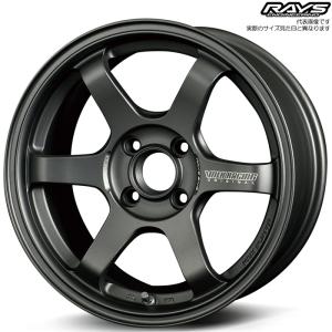 RAYS 15インチ 4H100 7J 7J+32 4穴 ホイール 【1本単品 新品】 マット