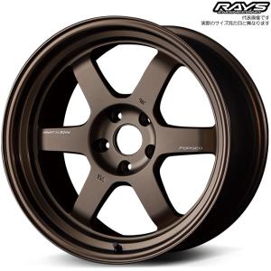 RAYS レイズ TE37V MARK-2 (BR) 4本 18×9.5J+15 5H 114.3 φ73.1 VOLK  