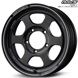 RAYS レイズ 57FR-X (QAZ) 1本 16×7.0J-15 5H 139.7 φ108.8 ジムニー