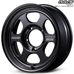 ジムニー　RAYS タイヤ・ホイール 5本セット RAYS ジムニー用ホイール RAYS A・LAP-J ブラック/リムDC 5.5×16 +20