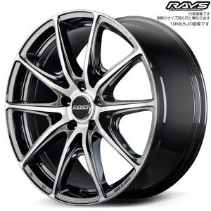 RAYS ホイール4本セット RAYS VERSUS VV25R (YAJ) 19インチ 8.5J PCD