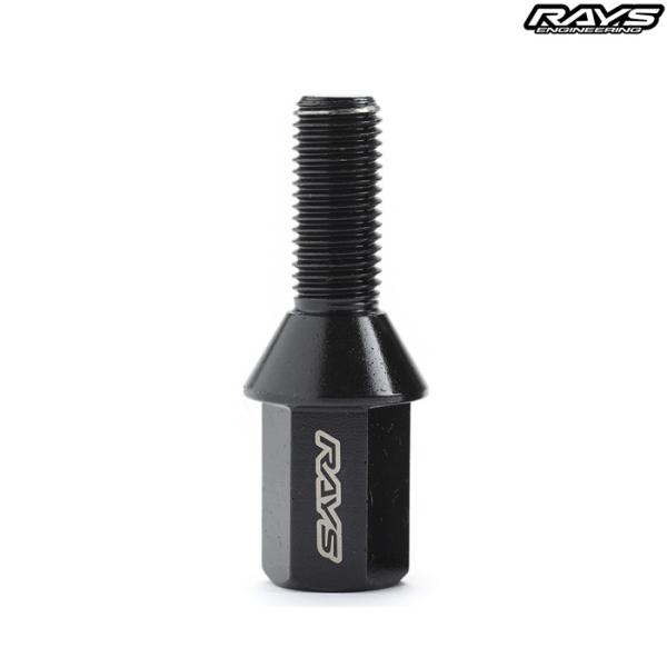 レイズ レーシングボルト ミディアム 17HEX M14X1.5 首下28mm 通常ボルト4個入り ...