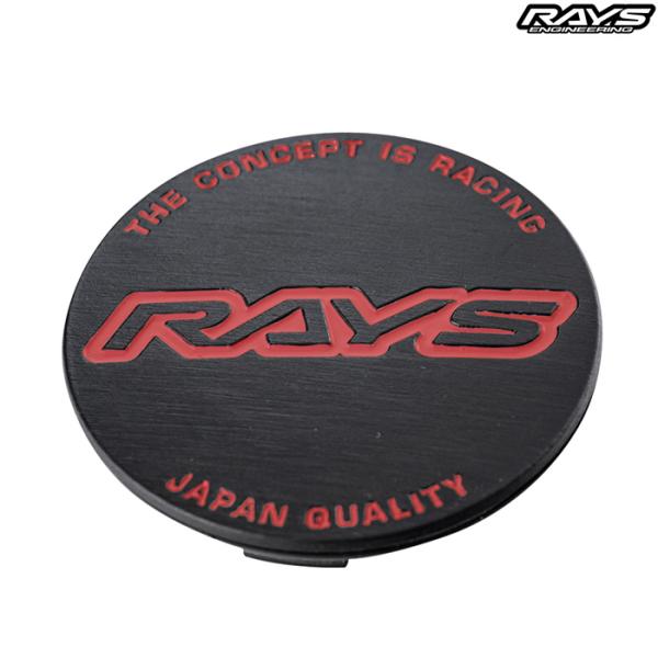 レイズ No.107 GENERAL CAP V4 BK Hairline/RD センターキャップ ...