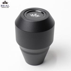 REAL アルミ製シフトノブ リバースロックタイプ マットブラック