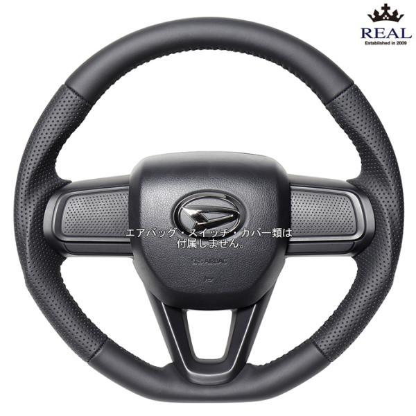 REAL オールレザー/ブラックステッチ タント ファンクロス LA650S LA660S レアル ...