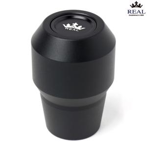 REAL アルミ製シフトノブ リバースロックタイプ マットブラック