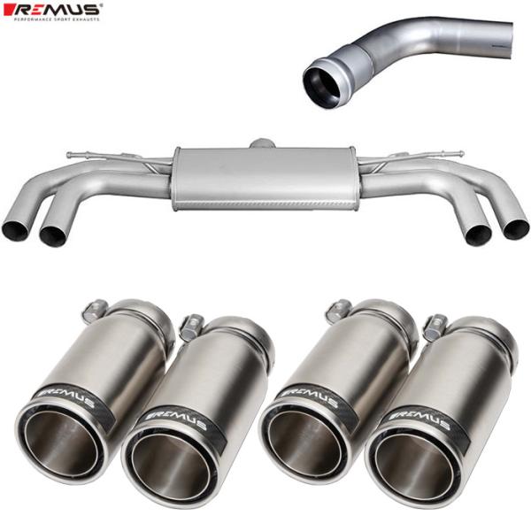 レムス マフラー A3(8V) スポーツバック 8VCXS/8VCPT 1.4TFSI REMUS ...