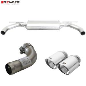 レムス マフラー ゴルフ7 GTIパフォーマンス AUCHH M/C前専用 REMUS マフラー 正規品 0026 70SGR テールセット｜web-carshop