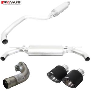remus レムス マフラー 0026 70SRBテールセット REMUS レムス マフラー ゴルフ7.5 GTI AUCHH 正規品 0026 70SGBR