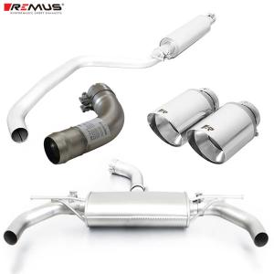 レムス マフラー ゴルフ7.5 GTIパフォーマンス AUDLB REMUS マフラー 正規品 0026 70SGR テールセット｜web-carshop