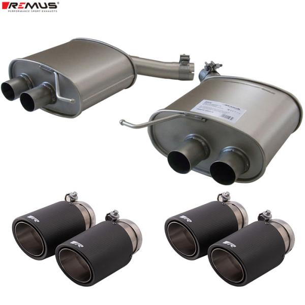 レムス マフラー F10 535i FR35 REMUS マフラー 正規品 0046 83CTSR ...