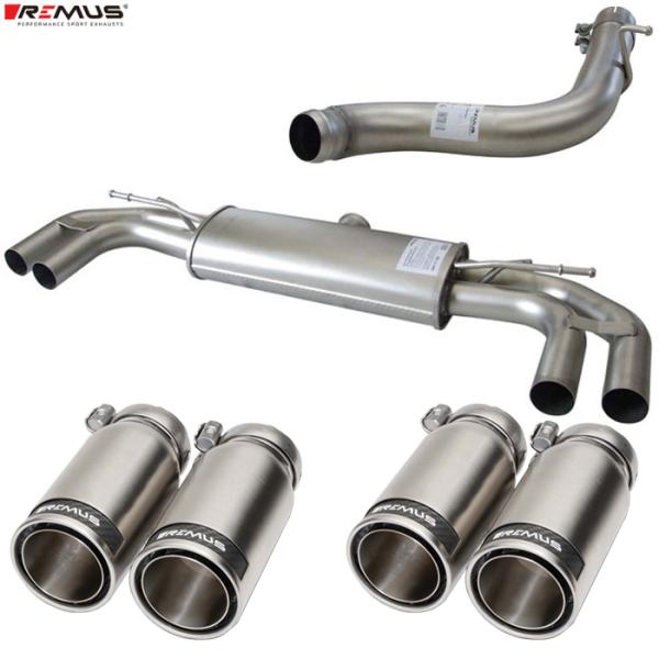 レムス マフラー A3(8V) スポーツバック 8VCJSF 1.8TFSI クワトロ REMUS ...
