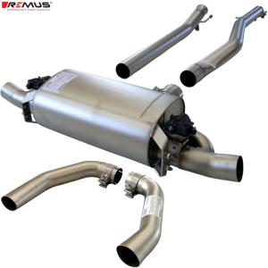 レムス マフラー C117 CLA45 AMG 4マチック 117352 REMUS マフラー 正規品 504013 1500 + 504513 1600｜web-carshop
