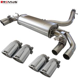 レムス マフラー S3 (8V) スポーツバック 8VCJXF REMUS マフラー 正規品 0046 55SR テールセット｜web-carshop
