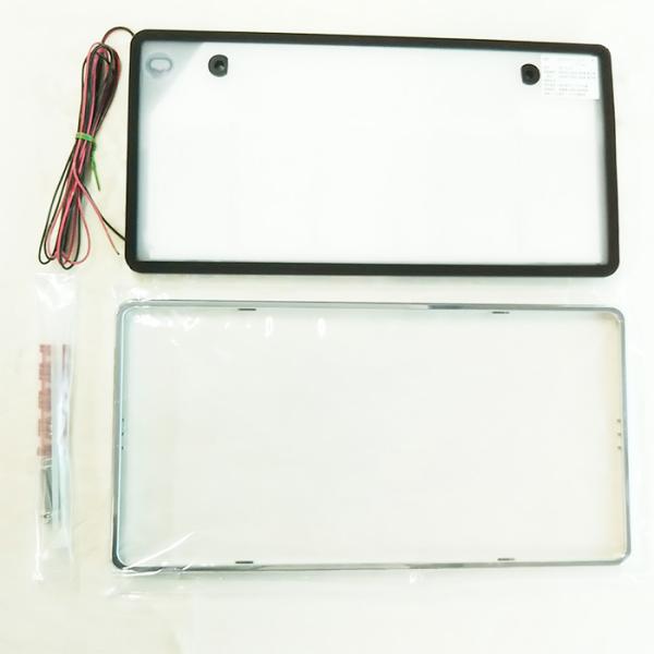 RG LED 字光式ナンバープレートベース メッキ枠付き 24V車 8t未満の中型車までに適合します...