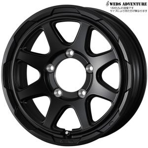 ◇送料込み◇ ジムニーシエラ専用　16inch 新品ホイール4本　マットブラック WEDS（ウェッズ） スタットベルク ブラック 4本 16×6.0J-5+ 5H 139.7