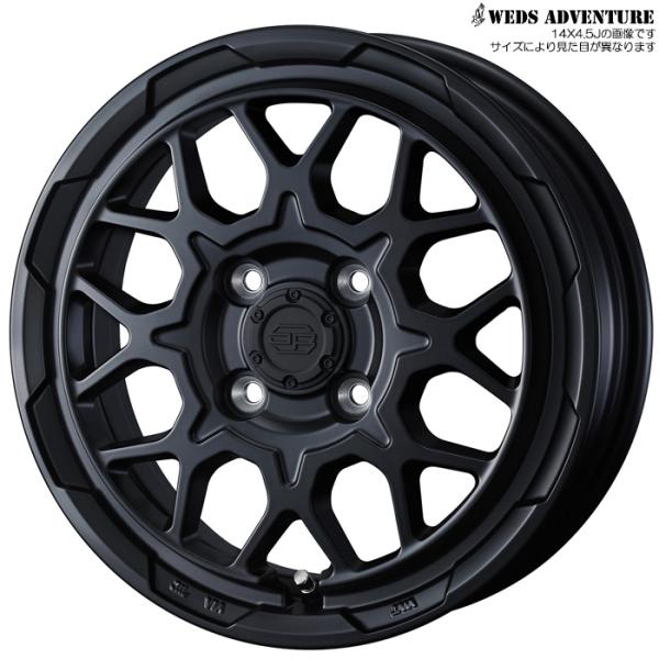 WEDS スタットベルク2 4本 14×4.5J+45 4H 100 φ73 ウェッズ ホイール S...