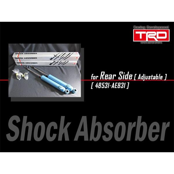 TRD ショック スプリンタートレノ AE85 AE86 減衰8段調整 リア用2本