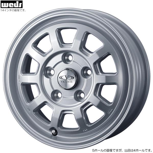 13インチホイール ヴィセンテ06 N VAN e: JJ3 純正サイズ[145/80R13 82/...