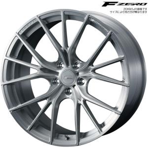 タイヤ・ホイール Weds F ZERO FZ-1 WEDS F-ZERO FZ-1 ブラッシュド 2本 18X7.5J+48 5H 114.3 φ73