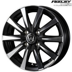 WEDS ライツレー DI 4本 16X6.0J+40 4H 100 φ73 ウェッズ ホイール RIZLEY DI ブラックポリッシュ 0040502｜web-carshop