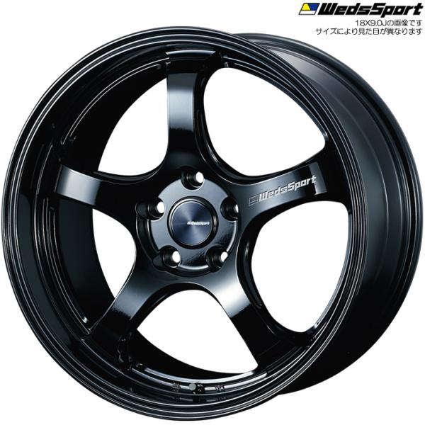 WedsSport RN-05M GLOSS BLACK 1本 18×8.0J+45 5H 120 ...