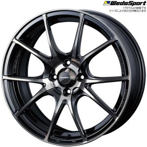 WedsSport SA-10R 7.5J-18インチ (45) 5H/PCD114.3 ZBB ホイール4本  