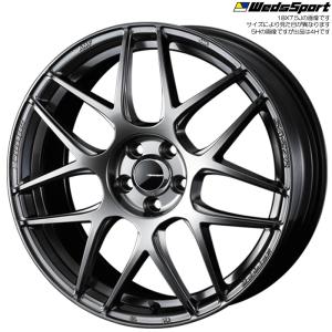 WedsSport SA-27R PSB 4本 15×5.0J+45 4H 100 ウェッズスポーツ ホイール SA27R プラチナシルバーブラック 74201