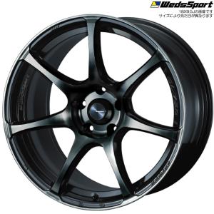 WedsSport SA-75R WBC 1本 18×8.5J+35 5H 114.3 ウェッズスポーツ ホイール SA75R ウォースブラッククリアー 73988｜web-carshop