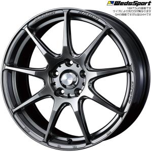 WedsSport SA-99R PSB 4本 15×6.0J+38 4H 100 ウェッズスポーツ ホイール SA99R プラチナシルバーブラック 73861