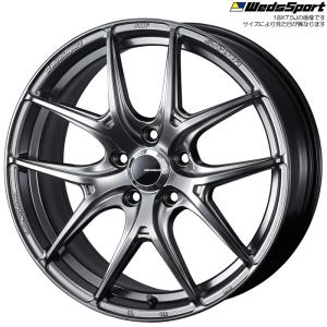WedsSport SA-01R PSB 1本 17×7.0J+53 5H 114.3 φ73 ウェッズスポーツ ホイール SA-01R プラチナシルバーブラック 0074674