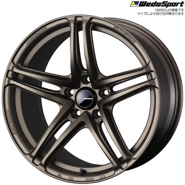WedsSport SA-52R EJ-BRONZE2 4本 18×8.5J+52 5H 114.3...